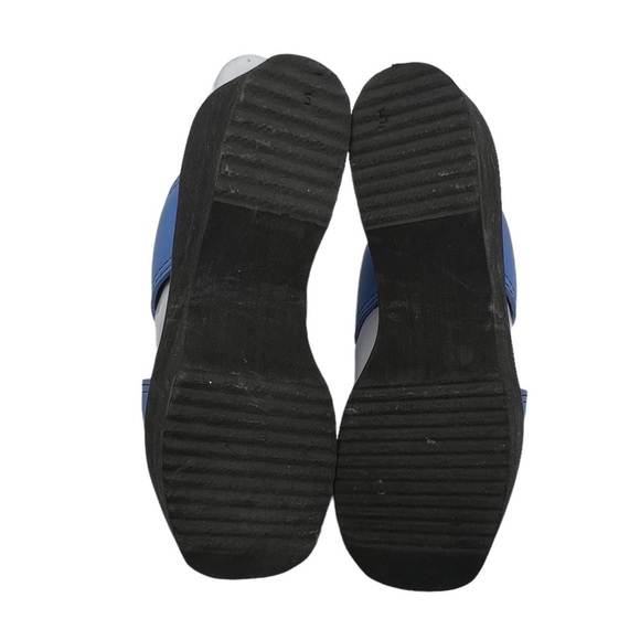 Beach Club By Seychelles Blue Wedge Slip On Sandals Size 5 Women’s - Picture 9 of 9